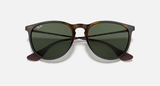 Ray-Ban Erika Sunglasses - Light Havana W/ G-15 Green