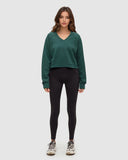 Tentree Women's Fernie Brushed Leggings - Meteorite Black