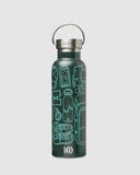 Tentree Creekstone 600ML Insulated Waterbottle - Forest Pine Adventure Essentials Jade
