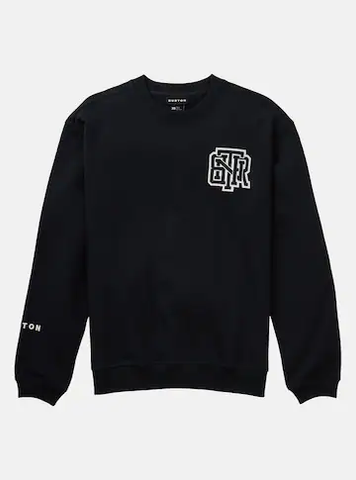 Burton Collegiate Crewneck Sweatshirt - True Black