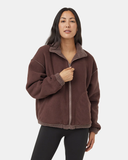 Tentree Womens Recycled Boucle Reversible Full Zip