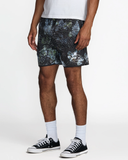 RVCA Mens Hawaii Yogger Hybrid 17" Shorts - Black