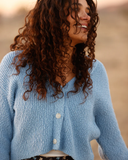 Tentree Women's Poplar Cardigan - Lakeside Blue
