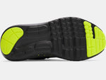 Under Armour Boys' GS UA Surge 4 Running Shoes - Black/High Vis Yellow - 006