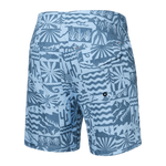 Saxx Mens Betawave 7" Swim Shorts -  West Coast - Chambray
