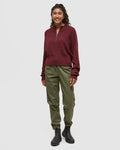 Tentree Women's Vista Sweater - Deep Burgundy Heather