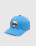Tentree Lake Patch Elevation Hat - Blue Lagoon Sand Stone