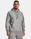 Under Armour Men's UA Rival Fleece Hoodie - Castlerock Light Heather / White - 025