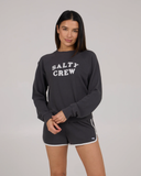 Salty Crew Womens First Mate Crew - Charcoal