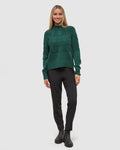 Tentree Women's Colson Sweater - Forest Pine Heather