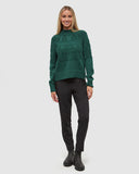 Tentree Women's Colson Sweater - Forest Pine Heather