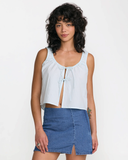 RVCA Women's Raya Top - Crystal Blue