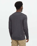 Tentree Mens Baker TreeBlend Classic Longsleeve - Meteorite Black Heather