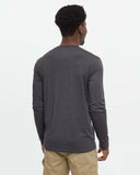 Tentree Mens Baker TreeBlend Classic Longsleeve - Meteorite Black Heather