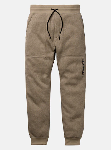 Burton Mens Oak Fleece Pants - Summit Taupe Heather