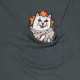Ripndip It's Nerm Lord Nermal Pocket Tee - Charcoal