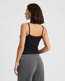 Volcom Women's Lived In Rib Tank - Vintage Black