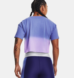 Under Armour Women's UA Branded Dip Dye Crop Short Sleeve