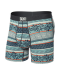 Saxx Ultra Super Soft Underwear - Beach Shack Stripe-Teal