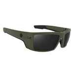 Spy Rebar ANSI Sunglasses - Matte Army Green - Happy Gray