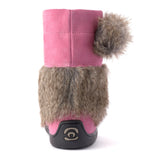 Manitobah Kid's Waterproof Faux Fur Snowy Owlet Mukluk - Wild Rose