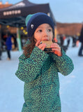 Burton Kids Fleece-Lined Pom Beanie - Galaxy Green