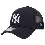 New Era New York Yankees Navy 9FORTY A-Frame Trucker Adjustable Snapback