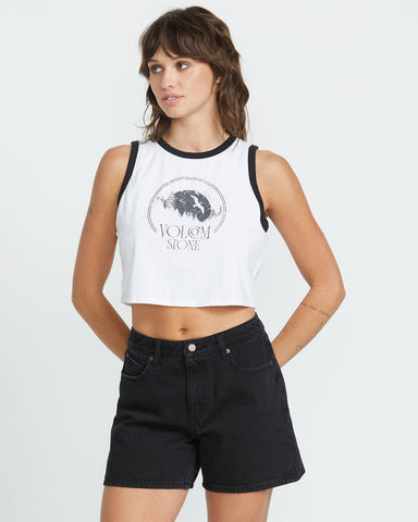 Volcom Womens Stoned Boyfriend Shorts - Black