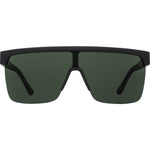 Spy Flynn 5050 Sunglasses - Soft Matte Black - Happy Gray Green