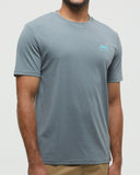 Tentree Mens Seaforestation Shirt - Anchor Grey / Sea Blue