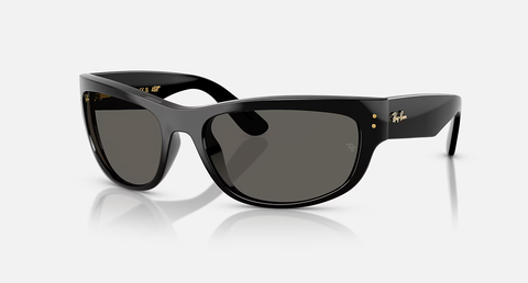 Ray-Ban Mega Balorama Sunglasses - Polished Black W/ Ultra Black