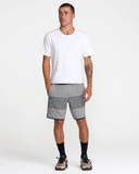 RVCA Mens Yogger Stretch Contrast 17" Short - Heather Grey
