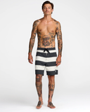 RVCA Mens Main Tower TJP Boardshort Trunk 18" - Pirate Black
