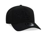 New Era Los Angeles Dodgers 9FORTY A-Frame Snapback Hat - Black/Black