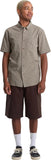 Volcom Mens Brewster Short Sleeve Button Up - Dirty White