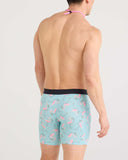 Saxx Vibe Xtra (2 Pack) Underwear - Drinko Flamingo/Black