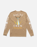 Salty Crew Mens Tailed Long Sleeve Sunshirt - Khaki