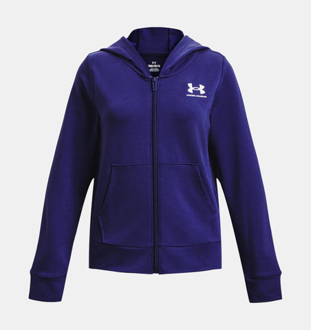 Under Armour Girls' UA Rival Terry Full-Zip Hoodie
