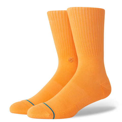 Stance Icon Crew Sock - Orange Sand