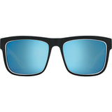 Spy Discord Sunglasses - Whitewall - Happy Gray Green Polar with Light Blue Spectra Mirror