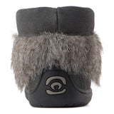 Manitobah Kid's Waterproof Faux Fur Snowy Owlet Mukluk - Charcoal