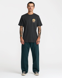 RVCA Mens River Run Short Sleeve Tee - Black