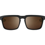 Spy Helm Tom Wallisch Sunglasses - Matte Black - HD Plus Bronze with Gold Spectra Mirror