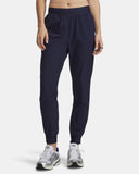 Under Armour Women's UA Rival Woven Pant - Midnight Navy / White - 410