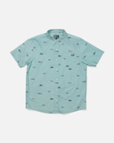 Salty Crew Mens Crew Short Sleeve Button Up - Seaside