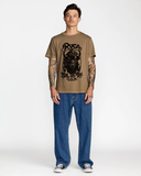 RVCA Mens Buffalo Short Sleeve Tee - Coyote