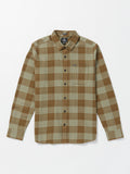 Volcom Mens Caden Plaid Flannel Shirt