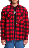 Volcom Mens Bowered Fleece Jacket - Lifeguard Red