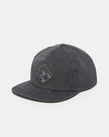 Tentree EcoStretch Corduroy Baseball Hat - Forest River Green