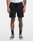 RVCA Mens Escape Elastic Short - Black
